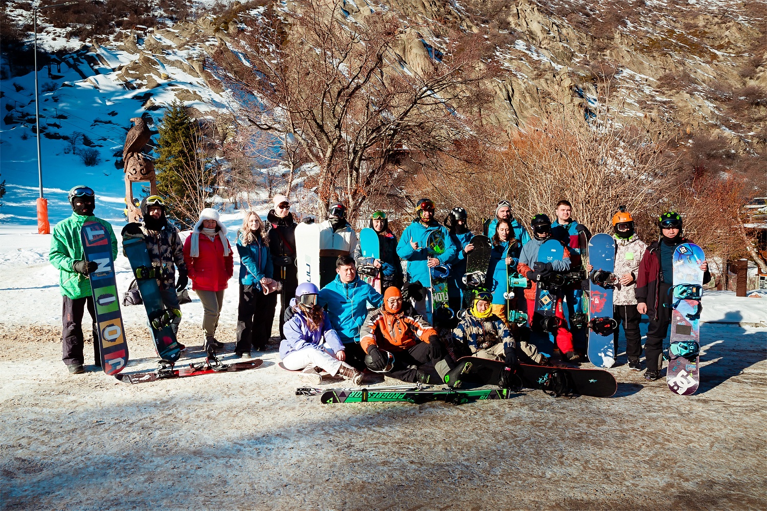 Projecta Тимбилдинг сноуборд